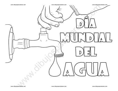 dibujos de agua para colorear.